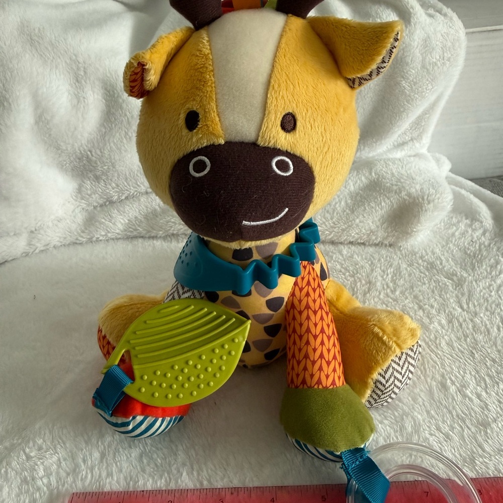 Skip Hop Colorful Giraffe Plush with Teether